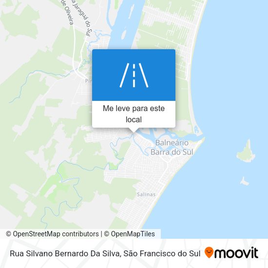 Rua Silvano Bernardo Da Silva mapa