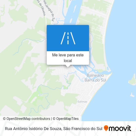 Rua Antônio Isidório De Souza mapa