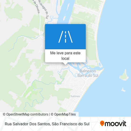 Rua Salvador Dos Santos mapa