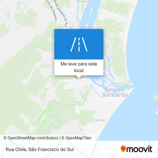 Rua Chile mapa