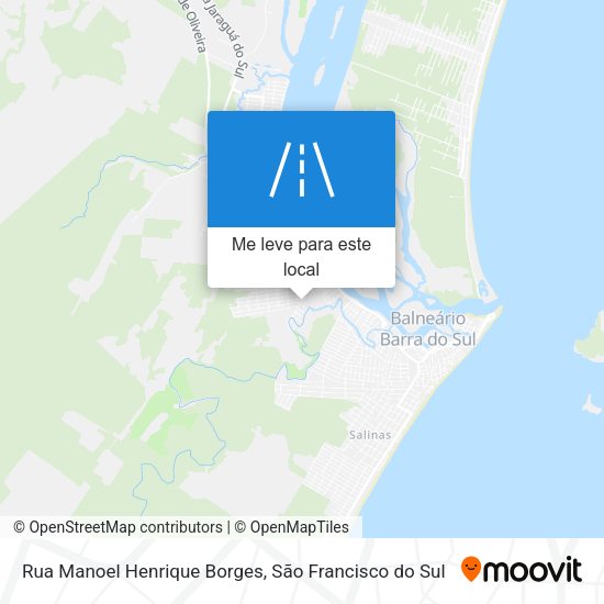 Rua Manoel Henrique Borges mapa