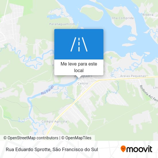 Rua Eduardo Sprotte mapa
