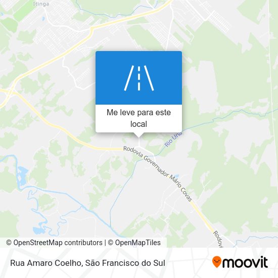 Rua Amaro Coelho mapa