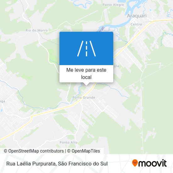 Rua Laélia Purpurata mapa