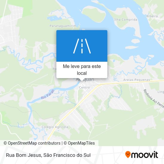 Rua Bom Jesus mapa