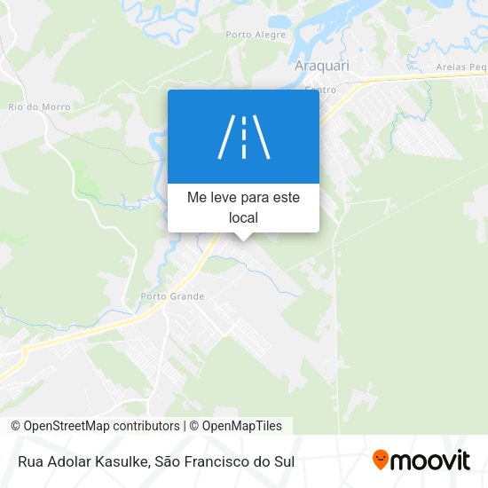 Rua Adolar Kasulke mapa