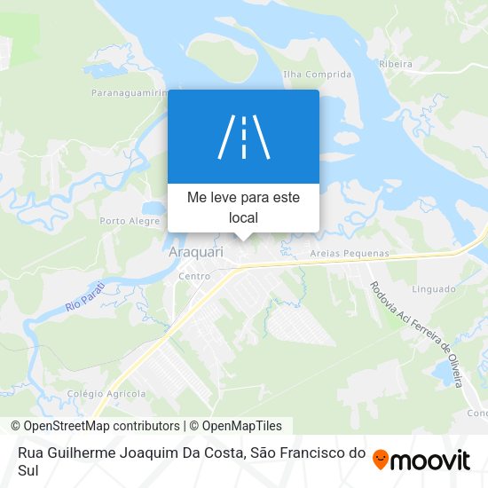 Rua Guilherme Joaquim Da Costa mapa