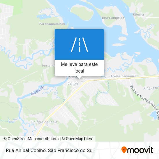 Rua Aníbal Coelho mapa