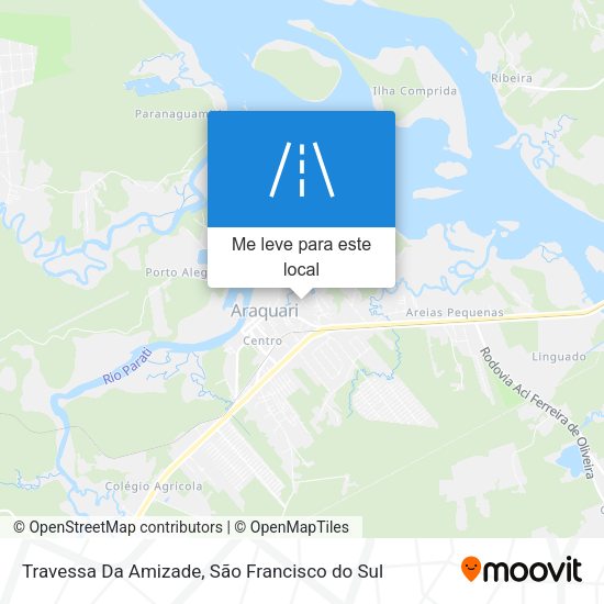 Travessa Da Amizade mapa