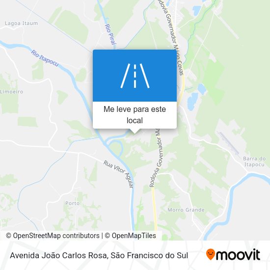 Avenida João Carlos Rosa mapa