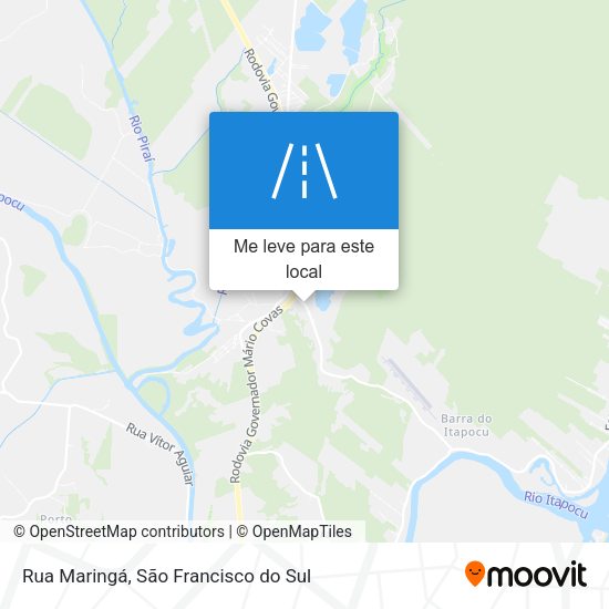 Rua Maringá mapa