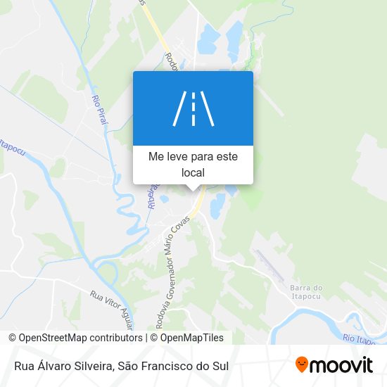 Rua Álvaro Silveira mapa