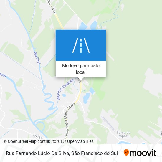 Rua Fernando Lúcio Da Silva mapa
