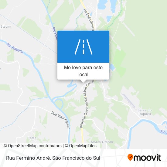 Rua Fermino André mapa