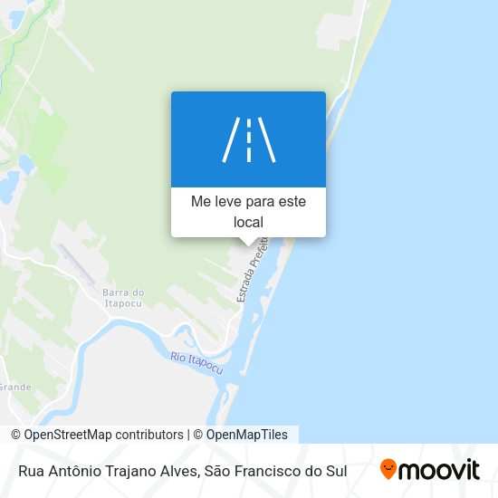 Rua Antônio Trajano Alves mapa