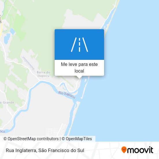 Rua Inglaterra mapa
