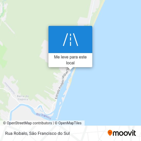 Rua Robalo mapa