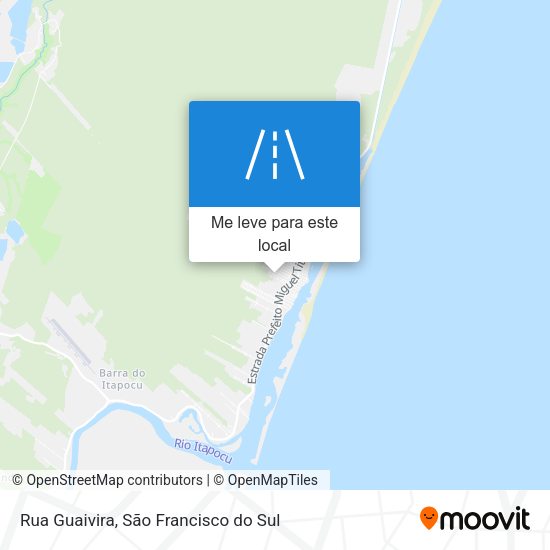 Rua Guaivira mapa