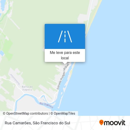 Rua Camarões mapa