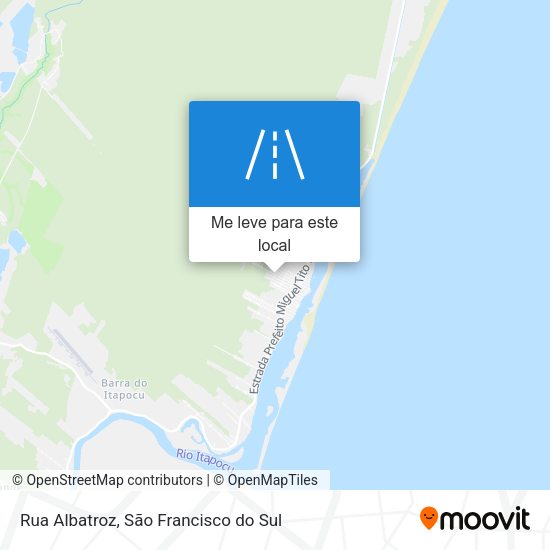 Rua Albatroz mapa