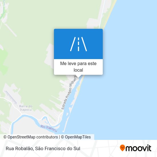 Rua Robalão mapa