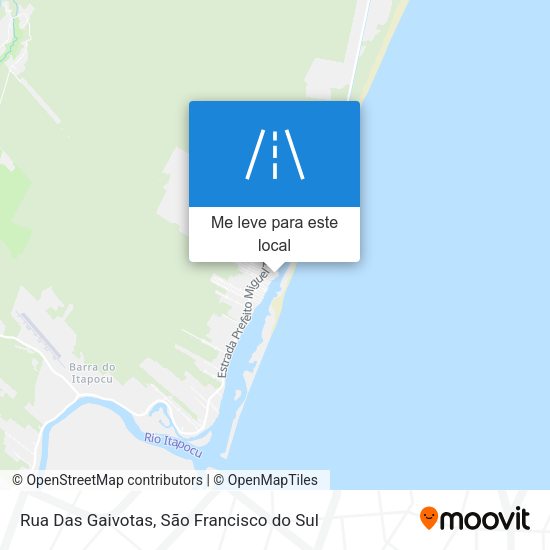 Rua Das Gaivotas mapa