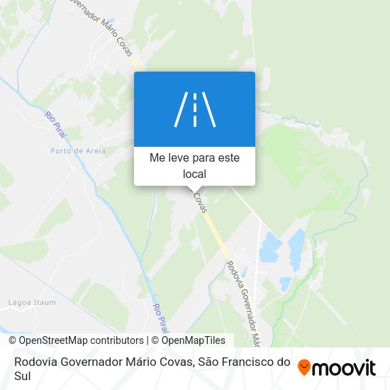 Rodovia Governador Mário Covas mapa