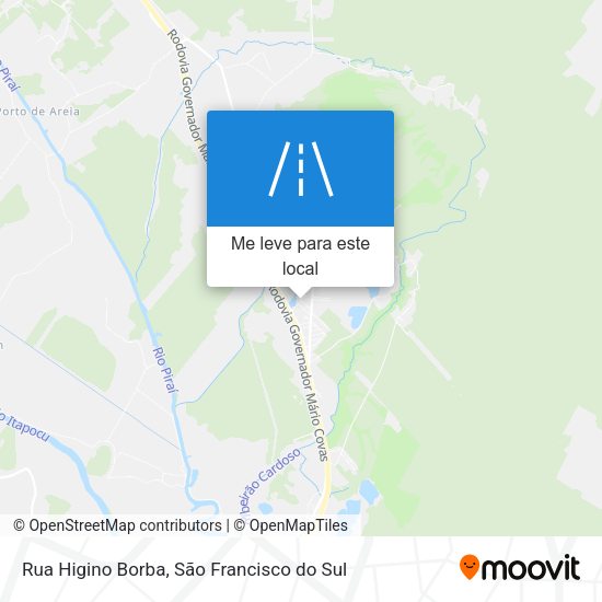 Rua Higino Borba mapa