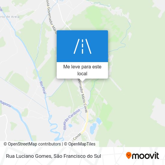 Rua Luciano Gomes mapa