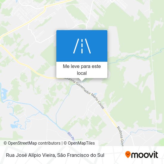 Rua José Alípio Vieira mapa