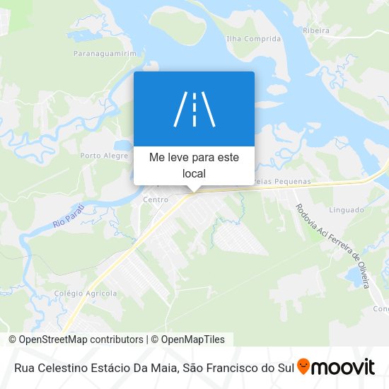 Rua Celestino Estácio Da Maia mapa