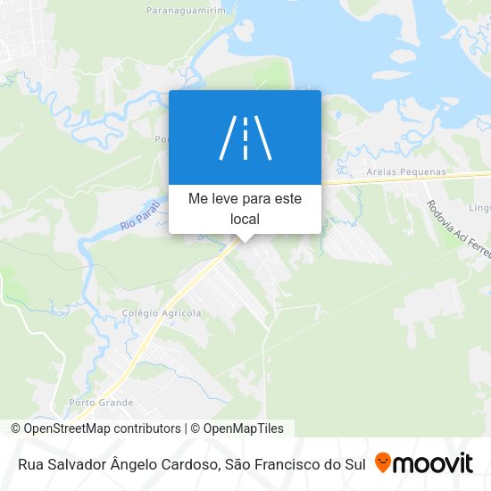 Rua Salvador Ângelo Cardoso mapa
