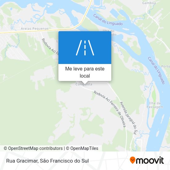 Rua Gracimar mapa