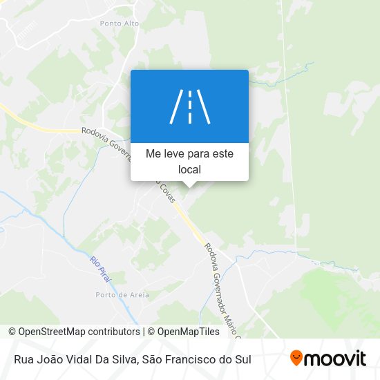 Rua João Vidal Da Silva mapa