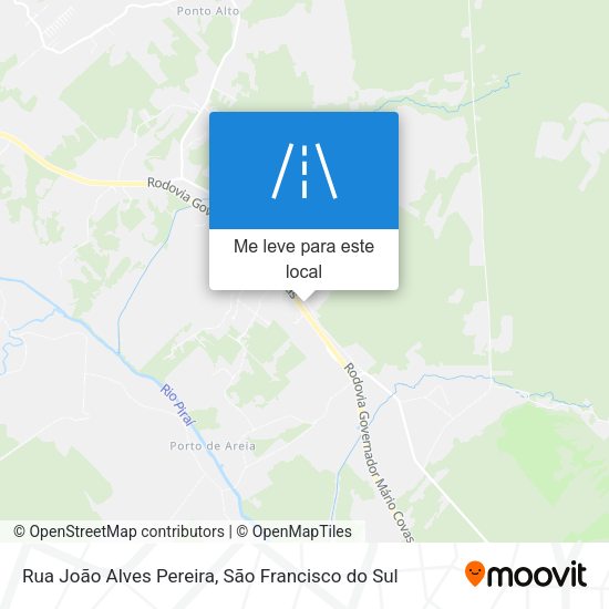 Rua João Alves Pereira mapa