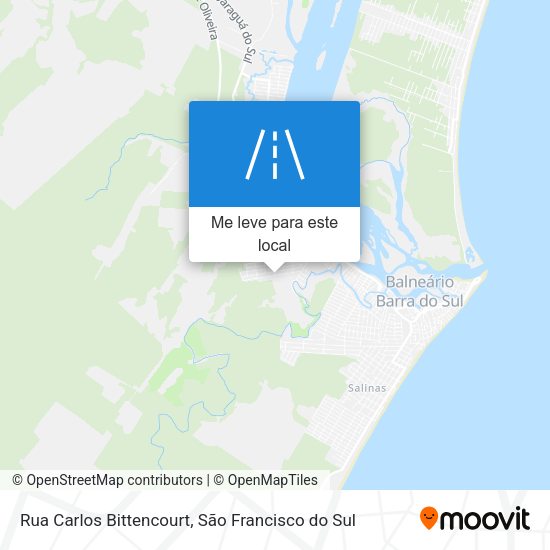 Rua Carlos Bittencourt mapa