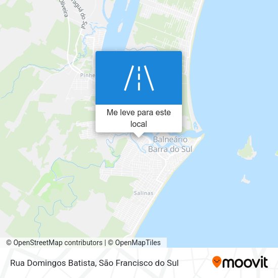 Rua Domingos Batista mapa
