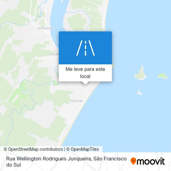 Rua Wellington Rodrigues Junqueira mapa
