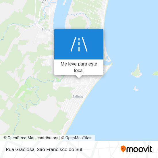 Rua Graciosa mapa