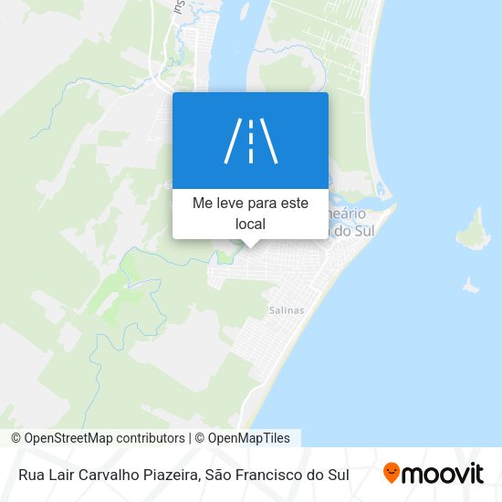 Rua Lair Carvalho Piazeira mapa