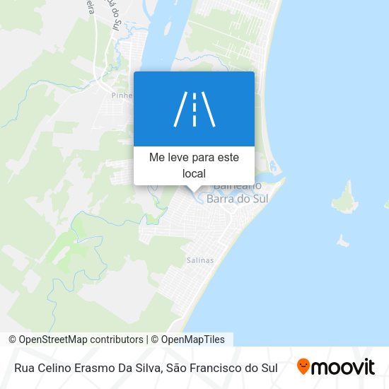 Rua Celino Erasmo Da Silva mapa