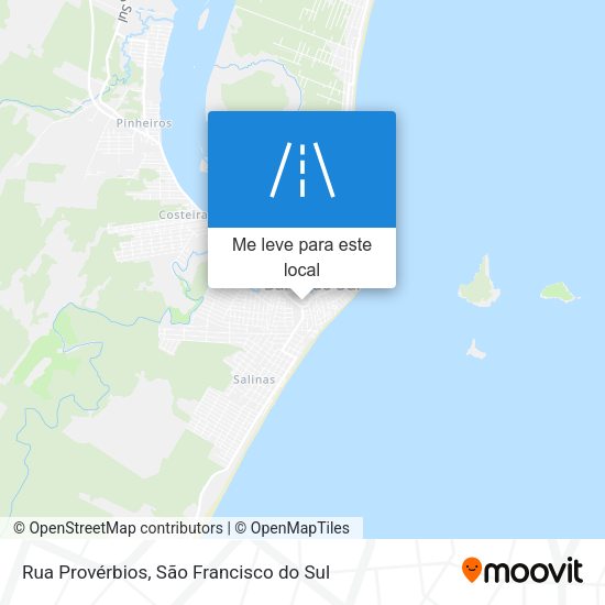 Rua Provérbios mapa