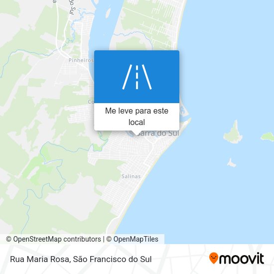 Rua Maria Rosa mapa