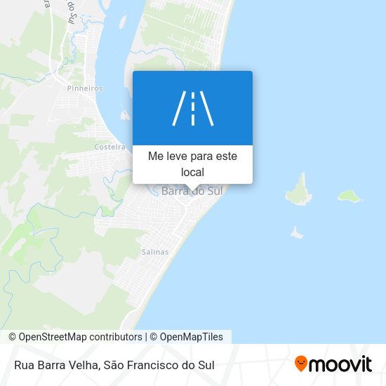 Rua Barra Velha mapa