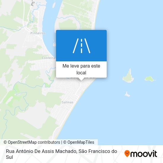 Rua Antônio De Assis Machado mapa