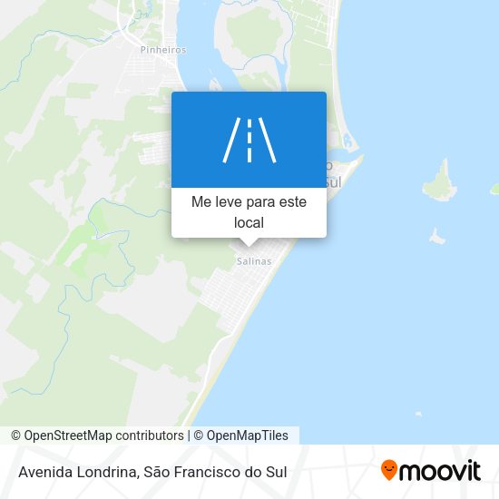 Avenida Londrina mapa
