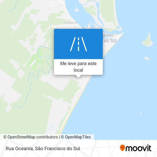 Rua Oceania mapa