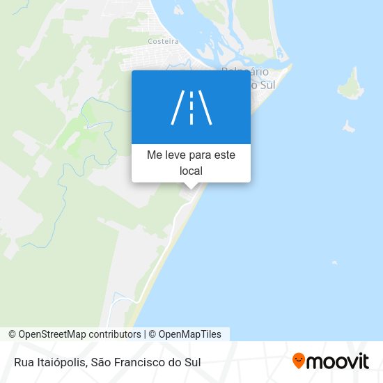 Rua Itaiópolis mapa