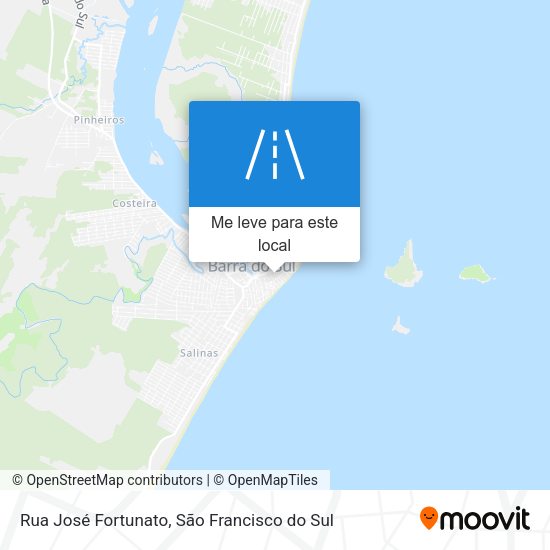 Rua José Fortunato mapa