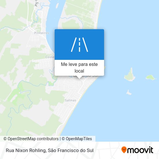 Rua Nixon Rohling mapa